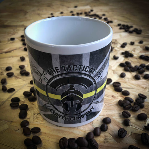 Thin Yellow Line Coffee Mug. - Tactical Coffee
