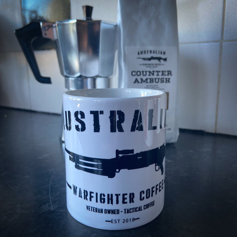Australian Warfighter Logo Mug. - Tactical Coffee