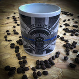 Thin Blue Line Coffee Mug. - Tactical Coffee