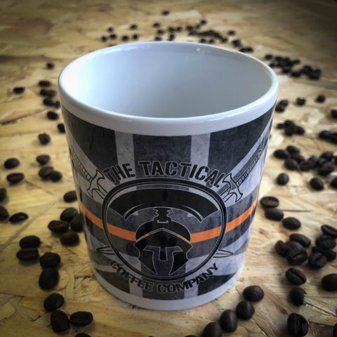 Thin Orange Line Coffee Mug. - Tactical Coffee
